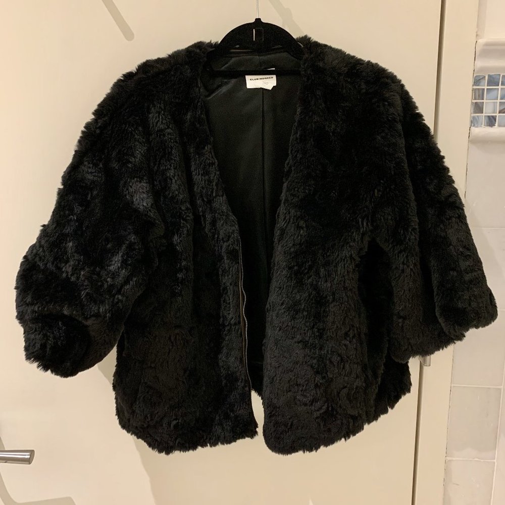 Club Monaco Faux Fur Coat